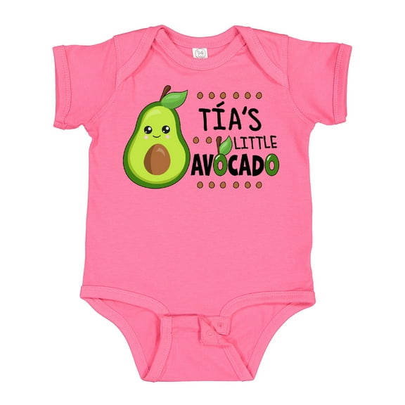 Inktastic TÃa's Little Avocado with Cute Baby Avocado Boys or Girls Baby Bodysuit