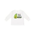 thumbnail image 1 of Inktastic Tía's Little Avocado with Cute Baby Avocado Boys or Girls Long Sleeve Toddler T-Shirt, 1 of 5