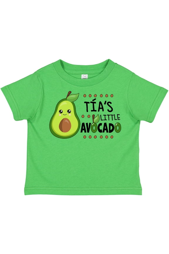 Tía's Little Avocado with Cute Baby Avocado Boys or Girls Toddler T-Shirt