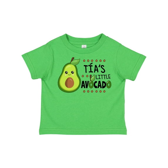 Inktastic Tía's Little Avocado with Cute Baby Avocado Boys or Girls Toddler T-Shirt