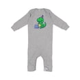 thumbnail image 1 of Inktastic T-rex 1st Birthday Baby Romper Coveralls, 1 of 4