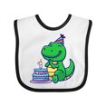 thumbnail image 1 of Inktastic T-rex 1st Birthday Boys or Girls Baby Bib, 1 of 4