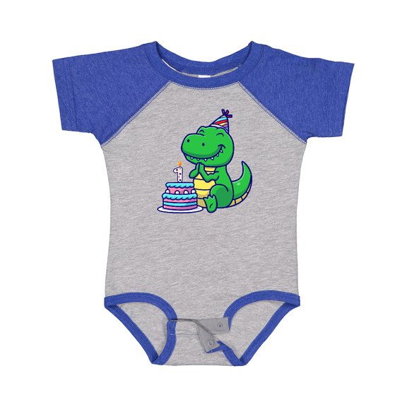 Inktastic T-rex 1st Birthday Boys or Girls Baby Bodysuit
