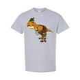 thumbnail image 1 of Inktastic T-rex King of Oktoberfest T-Shirt, 1 of 5