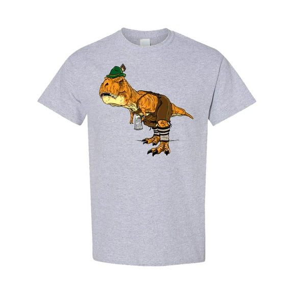 Inktastic T-rex King of Oktoberfest T-Shirt