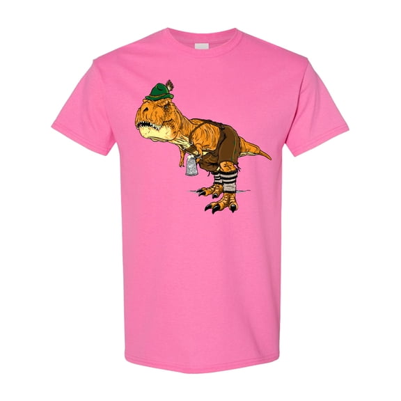 Inktastic T-rex King of Oktoberfest T-Shirt