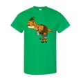 thumbnail image 1 of Inktastic T-rex King of Oktoberfest T-Shirt, 1 of 5