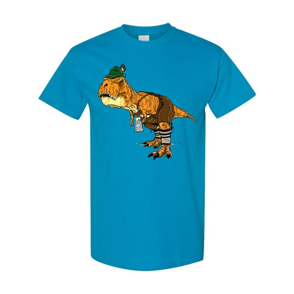 Inktastic T-rex King of Oktoberfest T-Shirt