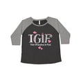 thumbnail image 1 of Inktastic TGIF Fun Grandma WHT Women's Plus Size T-Shirt, 1 of 5
