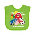 thumbnail image 1 of Inktastic TWO-I-E-I-O 2nd Birthday Boys or Girls Baby Bib, 1 of 4