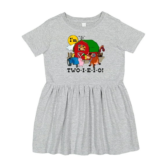 Inktastic Two-i-e-i-o Girls Toddler Dress