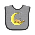 thumbnail image 1 of Inktastic Tabby Kitty Lunar Love Boys or Girls Baby Bib, 1 of 4
