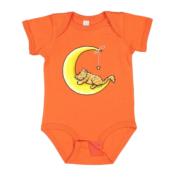 Inktastic Tabby Kitty Lunar Love Boys or Girls Baby Bodysuit