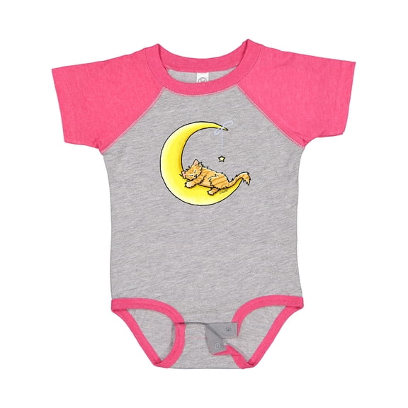 Inktastic Tabby Kitty Lunar Love Boys or Girls Baby Bodysuit