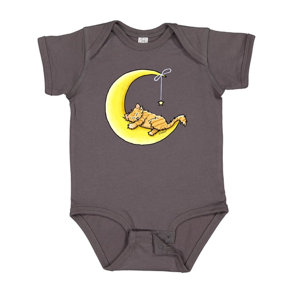 Inktastic Tabby Kitty Lunar Love Boys or Girls Baby Bodysuit