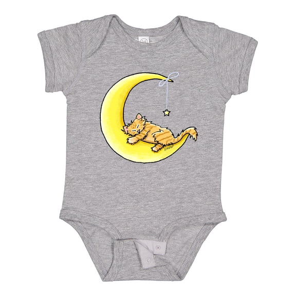Inktastic Tabby Kitty Lunar Love Boys or Girls Baby Bodysuit