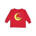 thumbnail image 1 of Inktastic Tabby Kitty Lunar Love Boys or Girls Long Sleeve Toddler T-Shirt, 1 of 5