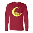 thumbnail image 1 of Inktastic Tabby Kitty Lunar Love Long Sleeve T-Shirt, 1 of 5