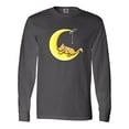 thumbnail image 1 of Inktastic Tabby Kitty Lunar Love Long Sleeve T-Shirt, 1 of 5
