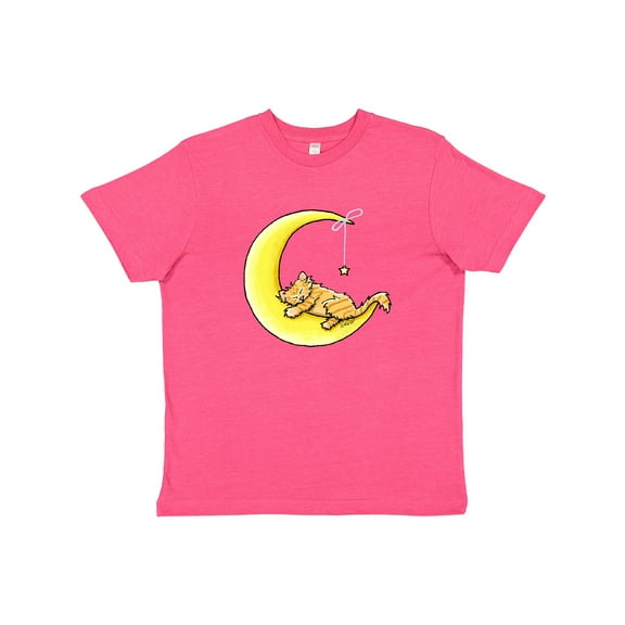 Inktastic Tabby Kitty Lunar Love Youth T-Shirt