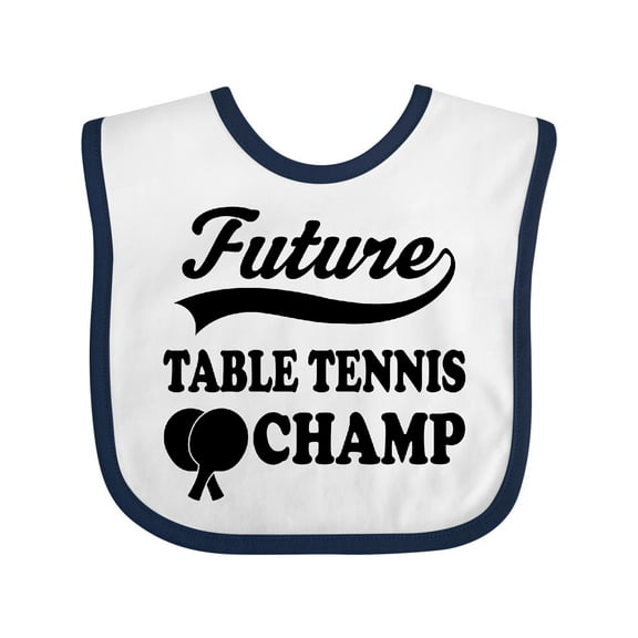 Inktastic Table Tennis Future Champ Boys or Girls Baby Bib