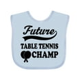 thumbnail image 1 of Inktastic Table Tennis Future Champ Boys or Girls Baby Bib, 1 of 4