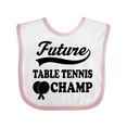 thumbnail image 1 of Inktastic Table Tennis Future Champ Boys or Girls Baby Bib, 1 of 4