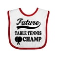 thumbnail image 1 of Inktastic Table Tennis Future Champ Boys or Girls Baby Bib, 1 of 4