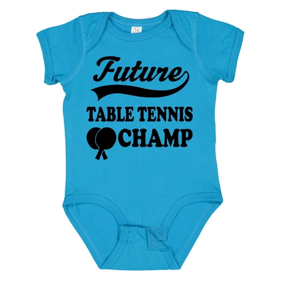 Inktastic Table Tennis Future Champ Boys or Girls Baby Bodysuit