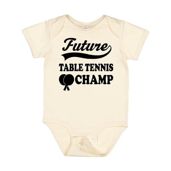Inktastic Table Tennis Future Champ Boys or Girls Baby Bodysuit