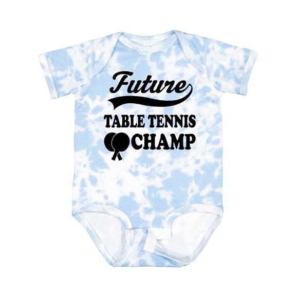 Inktastic Table Tennis Future Champ Boys or Girls Baby Bodysuit