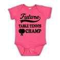 thumbnail image 1 of Inktastic Table Tennis Future Champ Boys or Girls Baby Bodysuit, 1 of 5