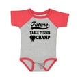 thumbnail image 1 of Inktastic Table Tennis Future Champ Boys or Girls Baby Bodysuit, 1 of 5