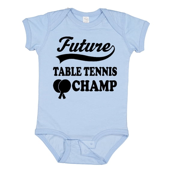 Inktastic Table Tennis Future Champ Boys or Girls Baby Bodysuit