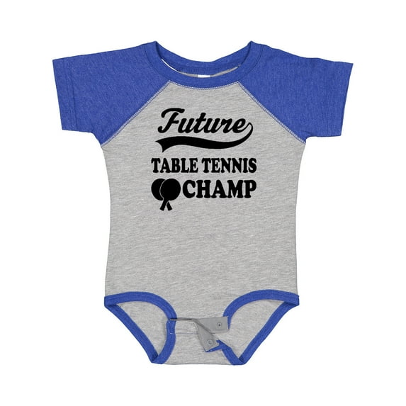 Inktastic Table Tennis Future Champ Boys or Girls Baby Bodysuit