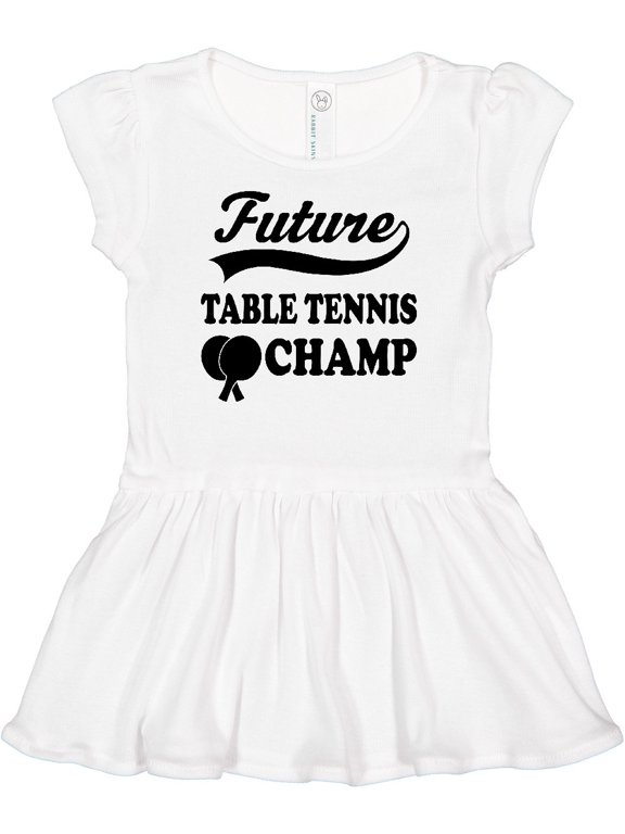 Table Tennis Future Champ Girls Baby Dress