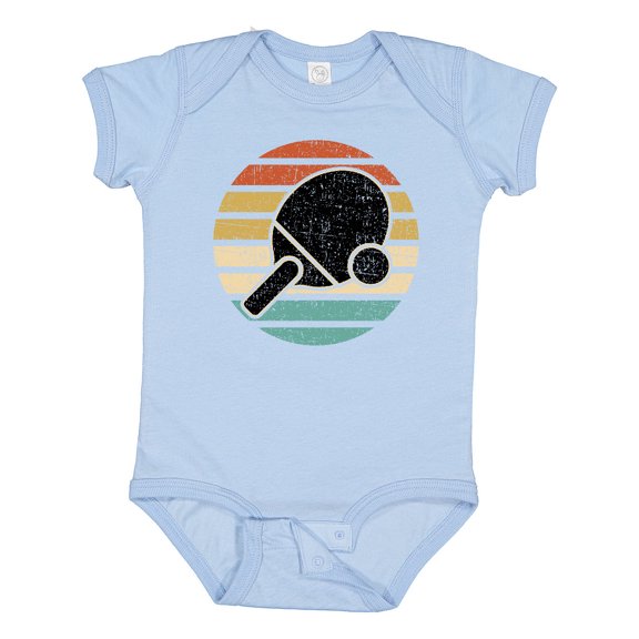 Inktastic Table Tennis Ping Pong Boys or Girls Baby Bodysuit