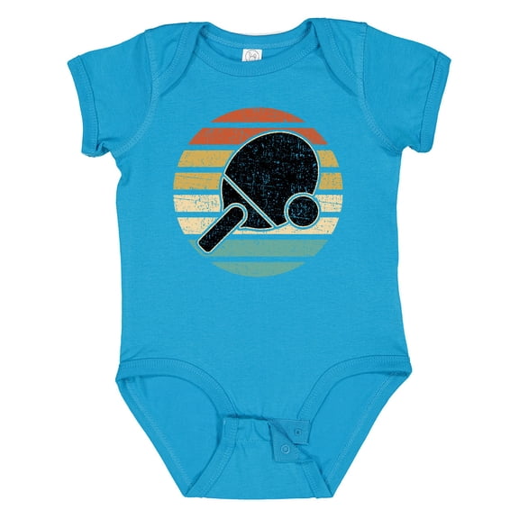 Inktastic Table Tennis Ping Pong Boys or Girls Baby Bodysuit