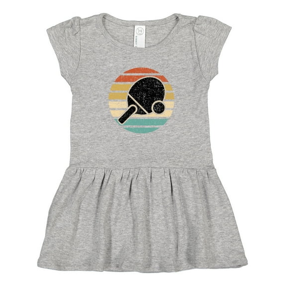 Inktastic Table Tennis Ping Pong Girls Toddler Dress