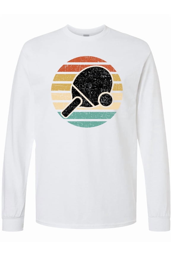 Table Tennis Ping Pong Long Sleeve T-Shirt