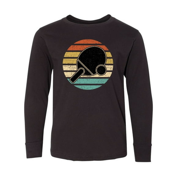 Inktastic Table Tennis Ping Pong Long Sleeve Youth T-Shirt