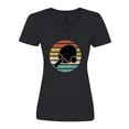 thumbnail image 1 of Inktastic Table Tennis Ping Pong Women's V-Neck T-Shirt, 1 of 5