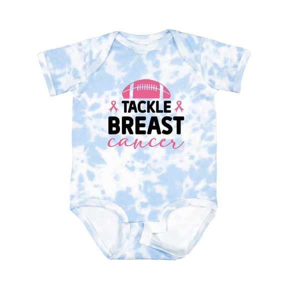 Inktastic Tackle Breast Cancer Boys or Girls Baby Bodysuit