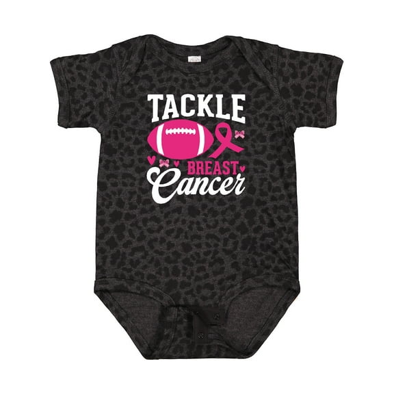 Inktastic Tackle Breast Cancer Boys or Girls Baby Bodysuit