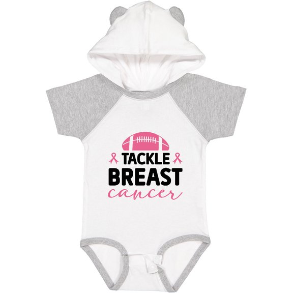Inktastic Tackle Breast Cancer Boys or Girls Baby Bodysuit