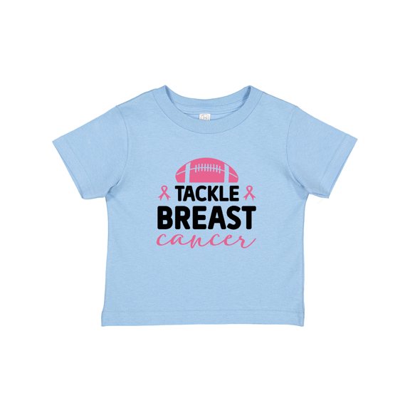 Inktastic Tackle Breast Cancer Boys or Girls Baby T-Shirt