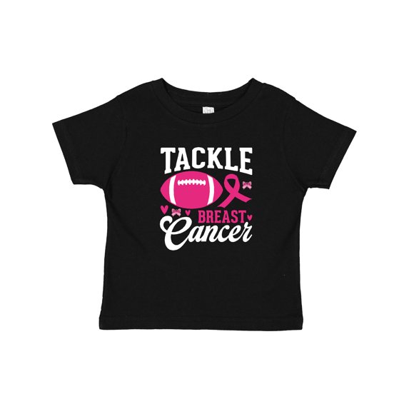 Inktastic Tackle Breast Cancer Boys or Girls Baby T-Shirt