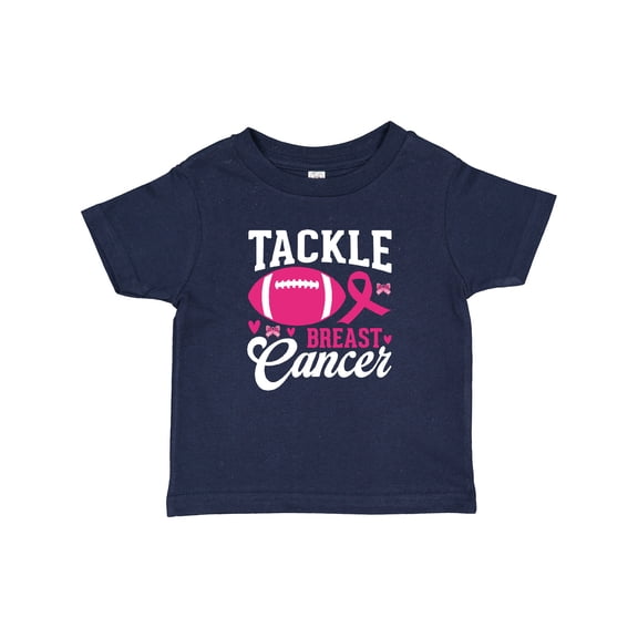 Inktastic Tackle Breast Cancer Boys or Girls Baby T-Shirt