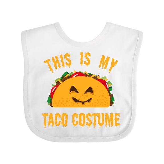 Inktastic Taco Costume Boys or Girls Baby Bib