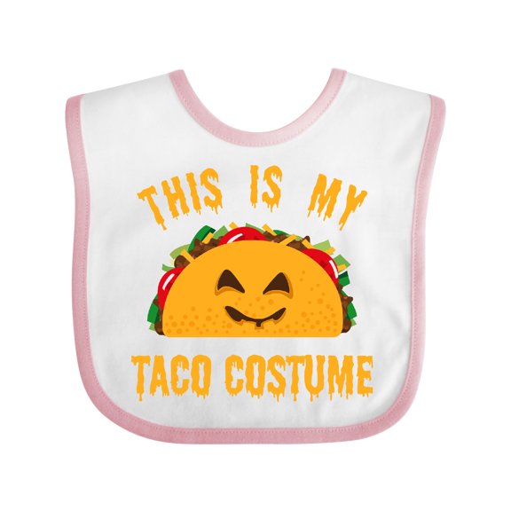 Inktastic Taco Costume Boys or Girls Baby Bib